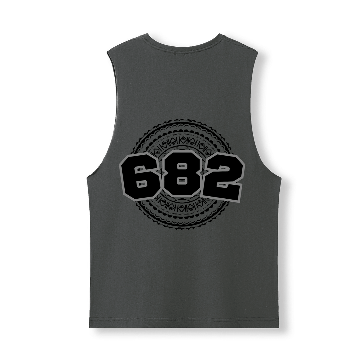 COOK ISLANDS | 682 | UNISEX COTTON TANK | BLACK DESIGN - Stick N It