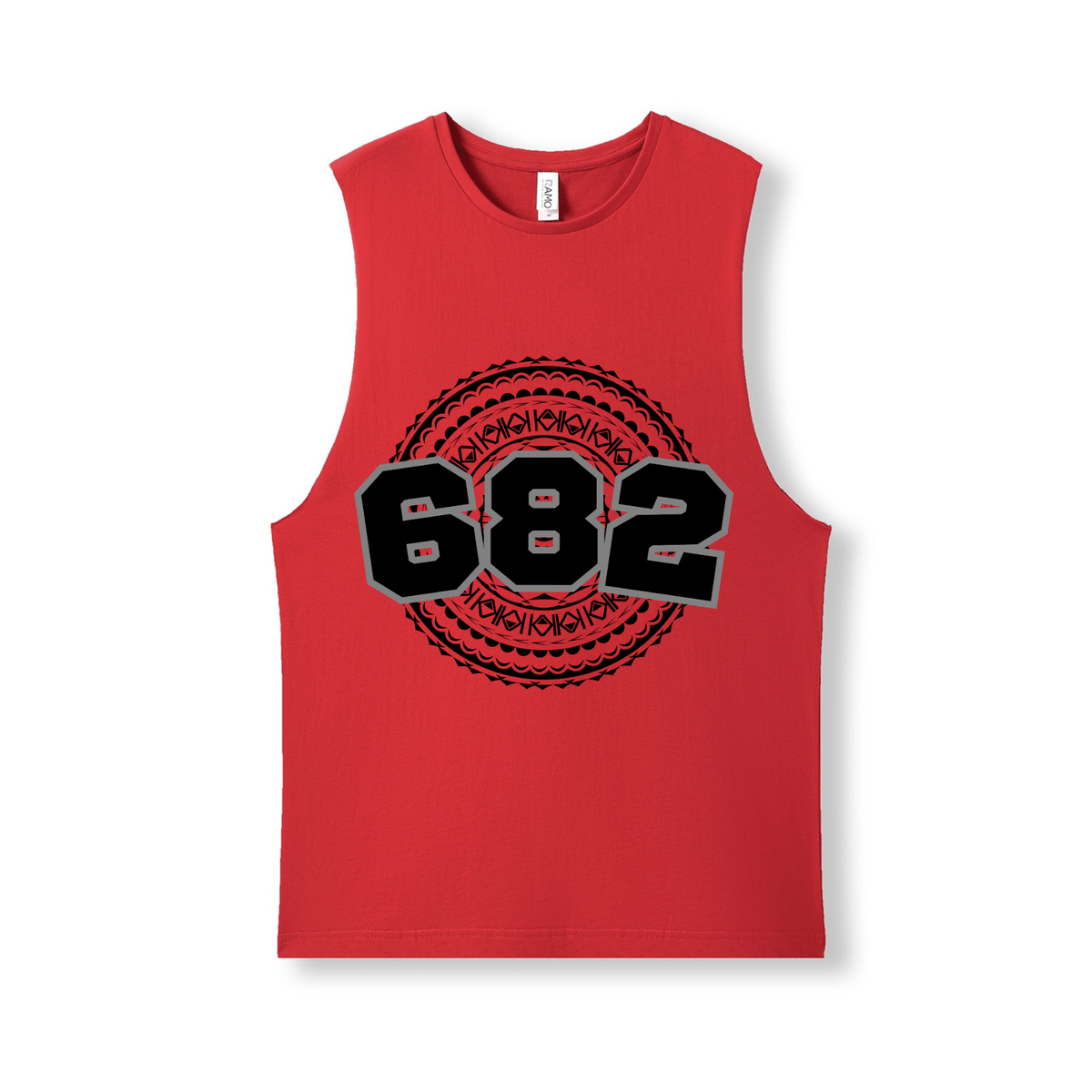 COOK ISLANDS | 682 | UNISEX COTTON TANK | BLACK DESIGN - Stick N It