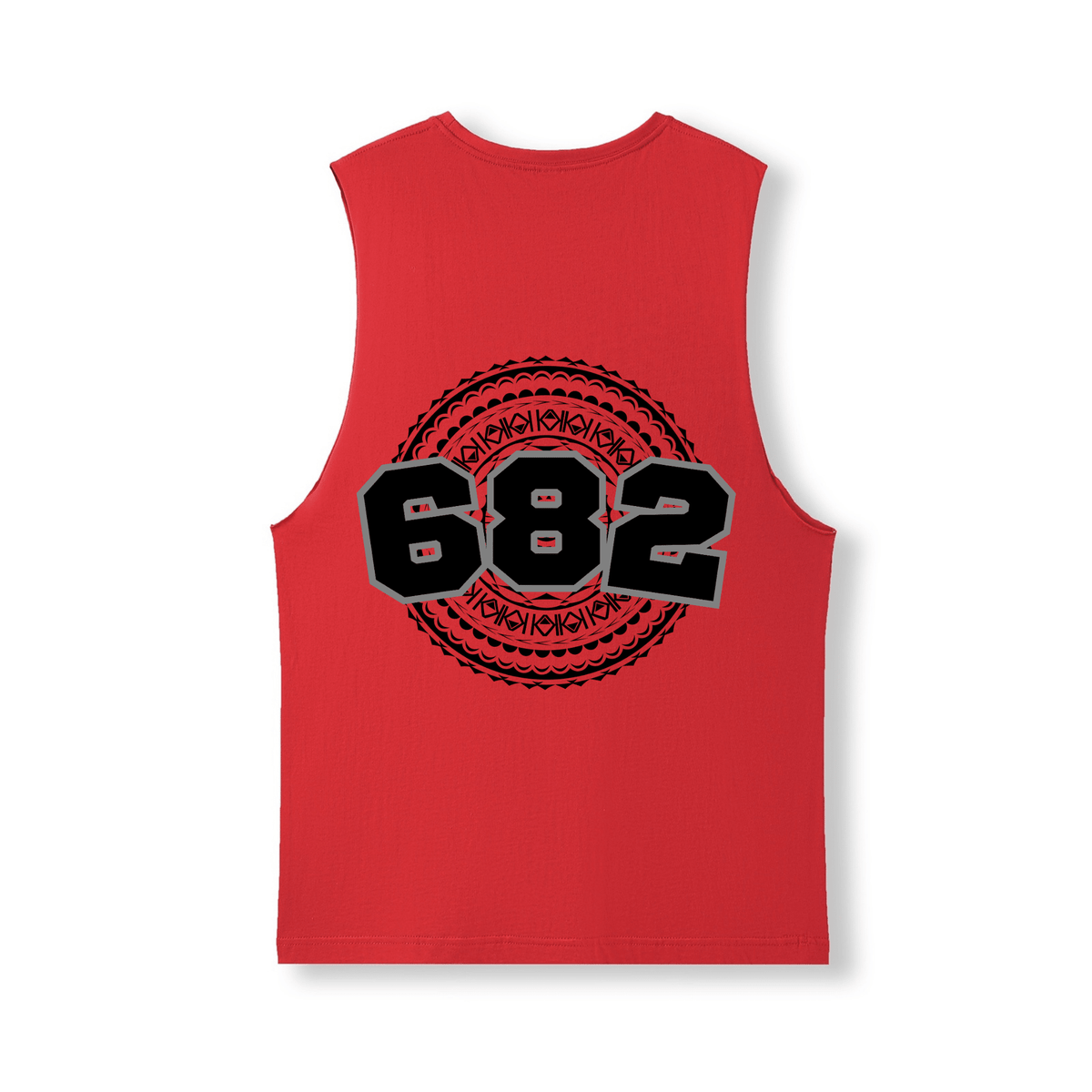 COOK ISLANDS | 682 | UNISEX COTTON TANK | BLACK DESIGN - Stick N It