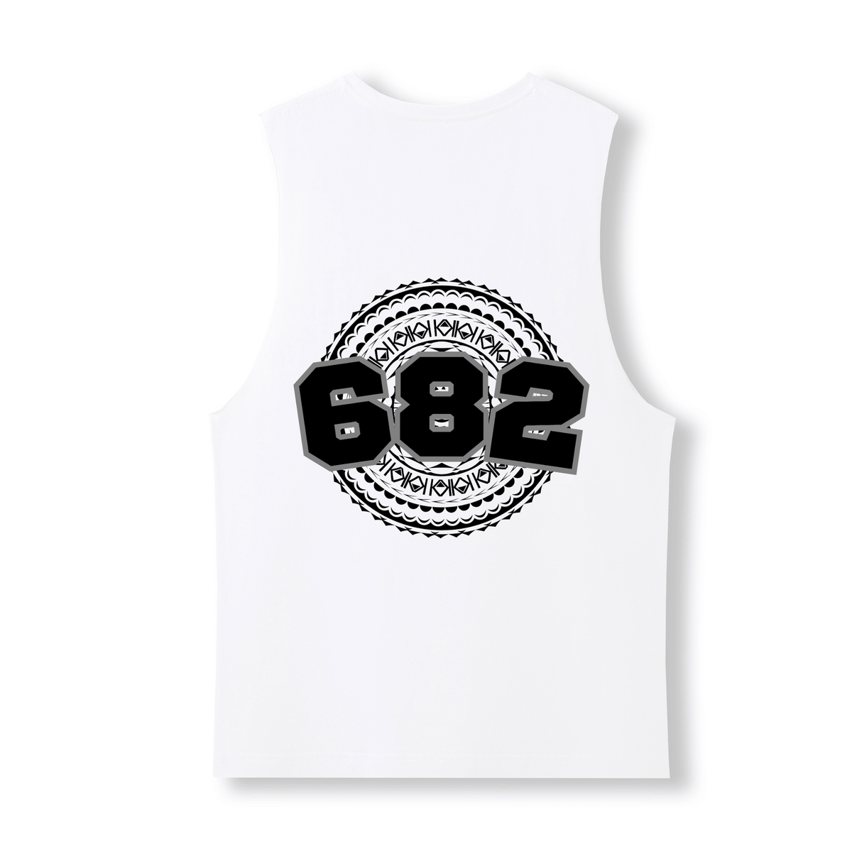 COOK ISLANDS | 682 | UNISEX COTTON TANK | BLACK DESIGN - Stick N It