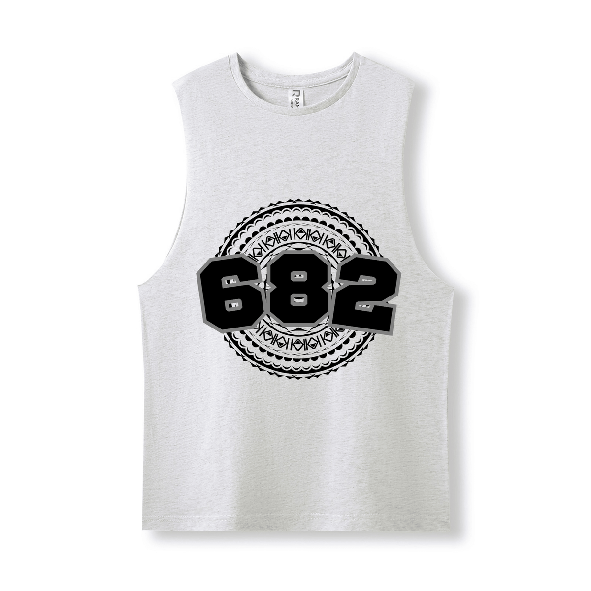COOK ISLANDS | 682 | UNISEX COTTON TANK | BLACK DESIGN - Stick N It