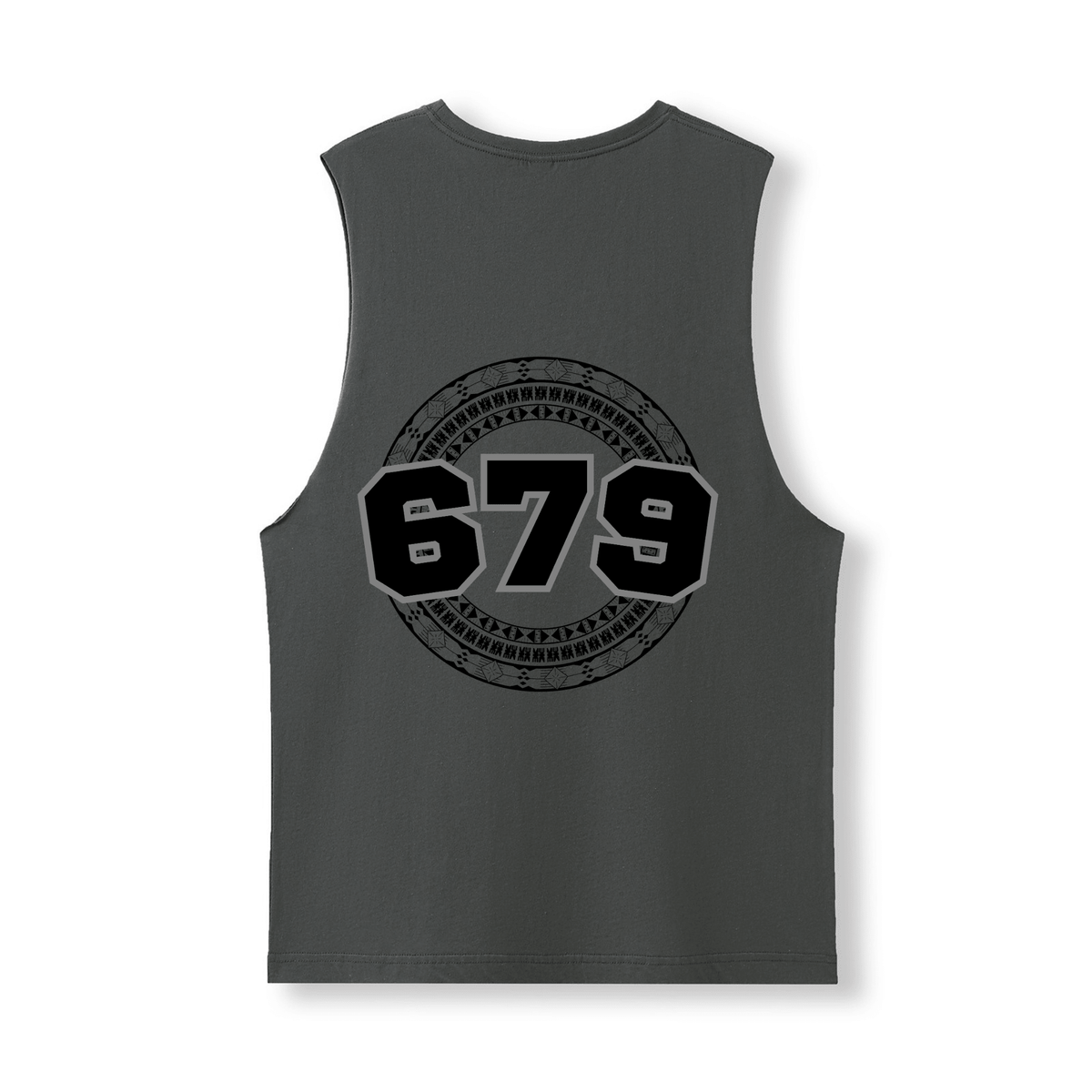 FIJI | 679 | UNISEX COTTON TANK | BLACK DESIGN - Stick N It