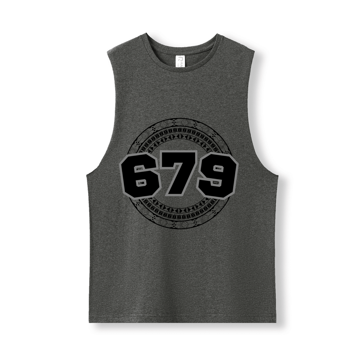 FIJI | 679 | UNISEX COTTON TANK | BLACK DESIGN - Stick N It