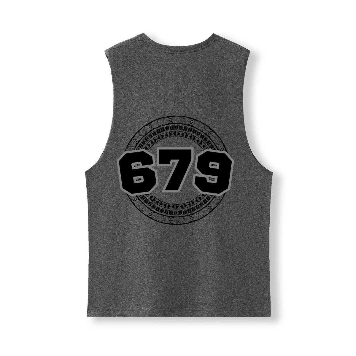 FIJI | 679 | UNISEX COTTON TANK | BLACK DESIGN - Stick N It