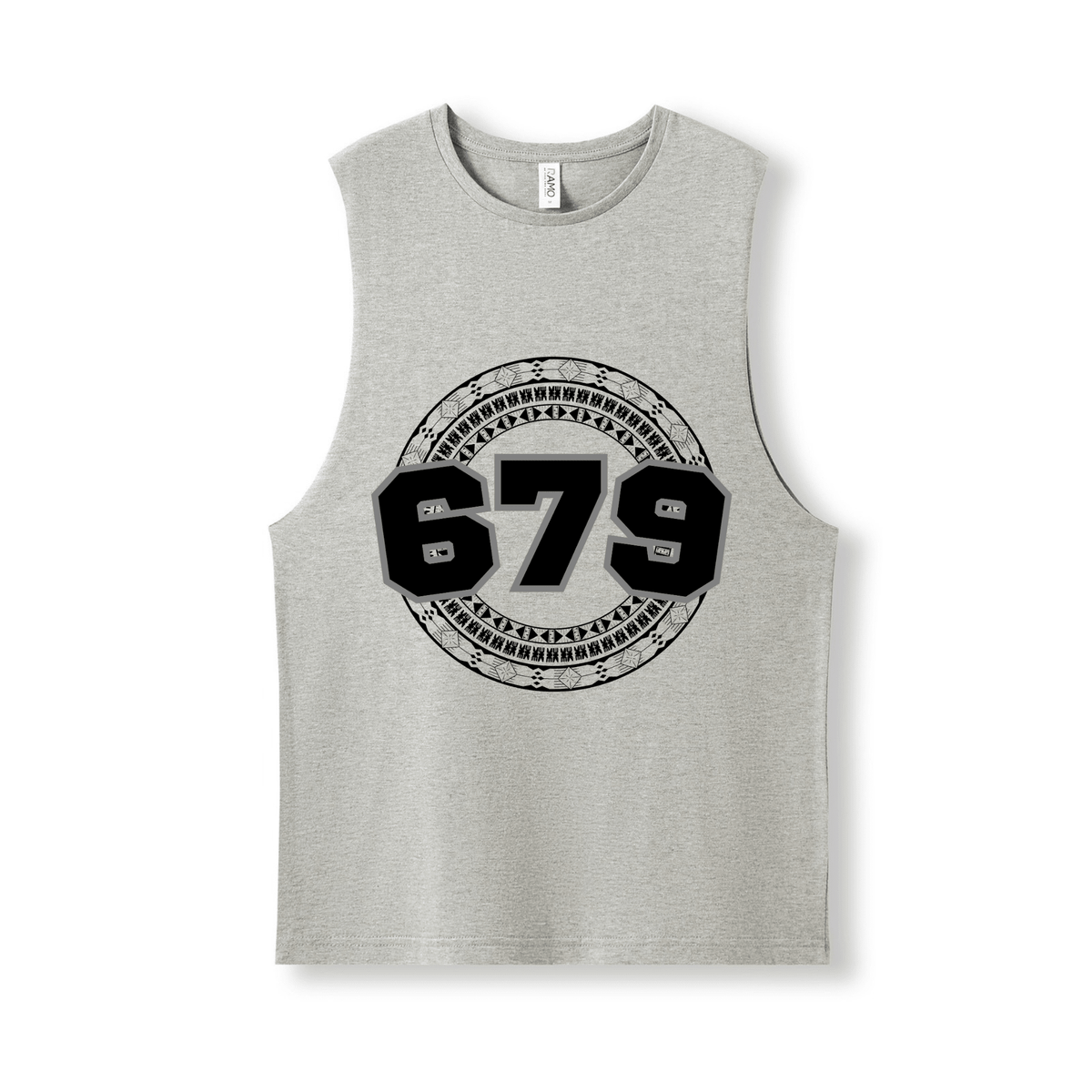FIJI | 679 | UNISEX COTTON TANK | BLACK DESIGN - Stick N It
