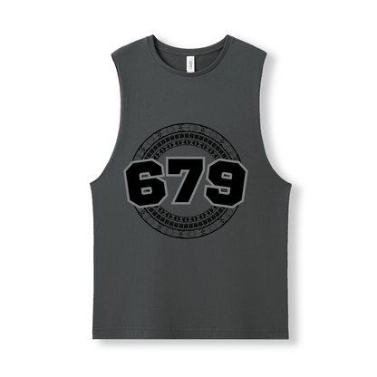 FIJI | 679 | UNISEX COTTON TANK | BLACK DESIGN - Stick N It
