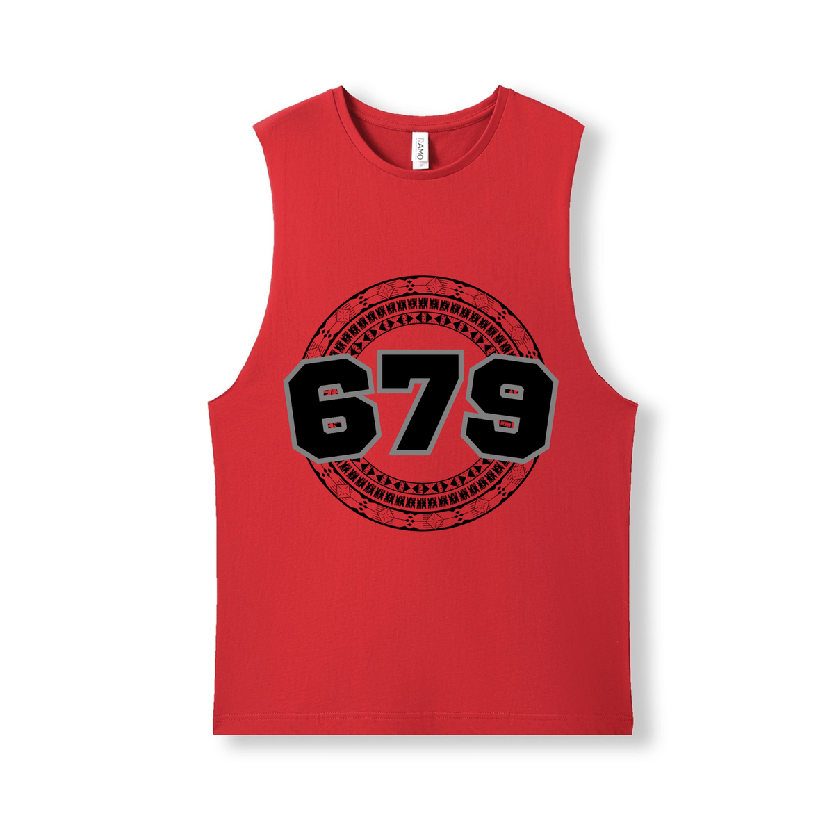 FIJI | 679 | UNISEX COTTON TANK | BLACK DESIGN - Stick N It