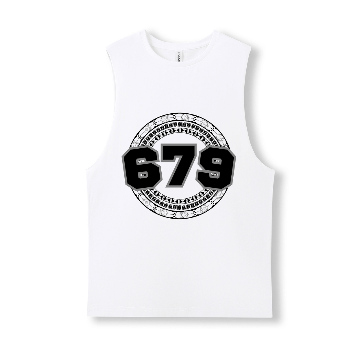 FIJI | 679 | UNISEX COTTON TANK | BLACK DESIGN - Stick N It