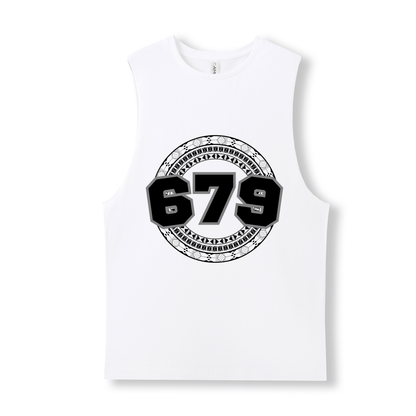 FIJI | 679 | UNISEX COTTON TANK | BLACK DESIGN - Stick N It