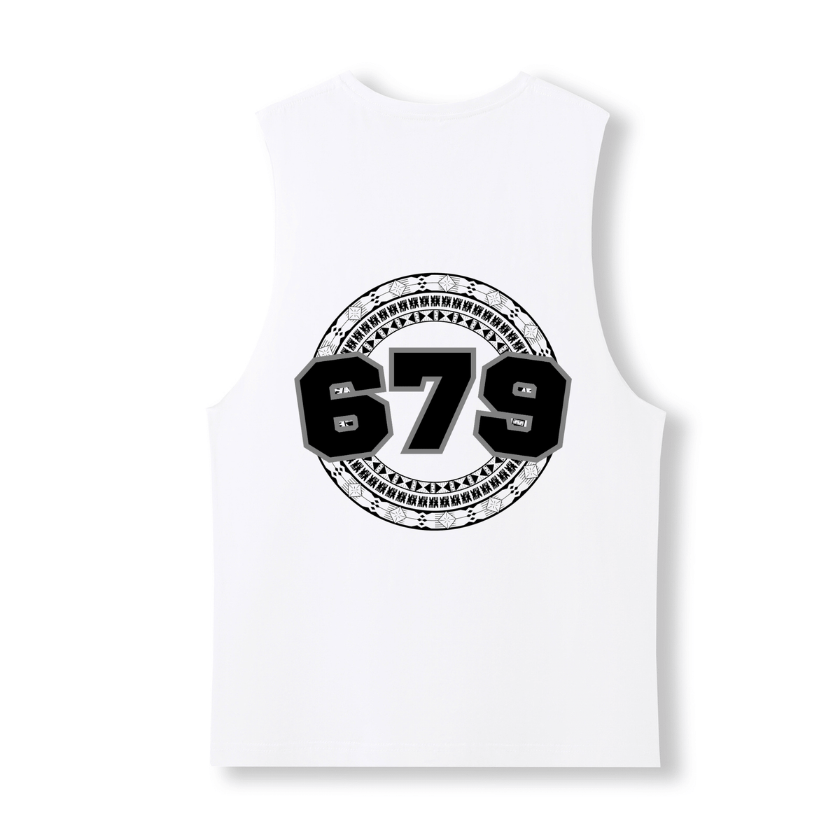 FIJI | 679 | UNISEX COTTON TANK | BLACK DESIGN - Stick N It