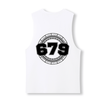 FIJI | 679 | UNISEX COTTON TANK | BLACK DESIGN - Stick N It
