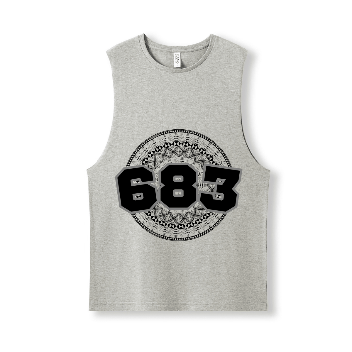 NIUE | 683 | UNISEX COTTON TANK | BLACK DESIGN - Stick N It