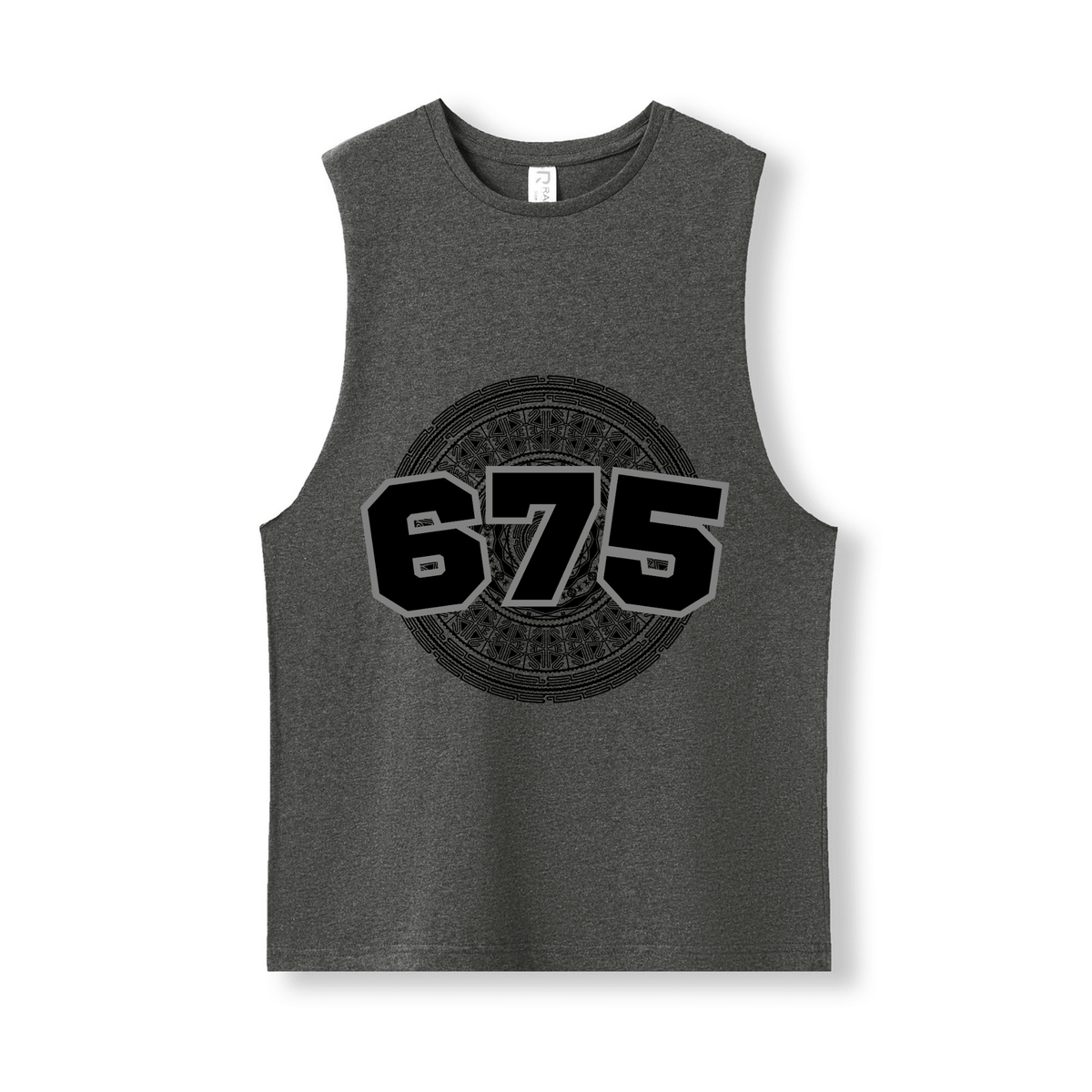 PNG | 675 | UNISEX COTTON TANK | BLACK DESIGN - Stick N It
