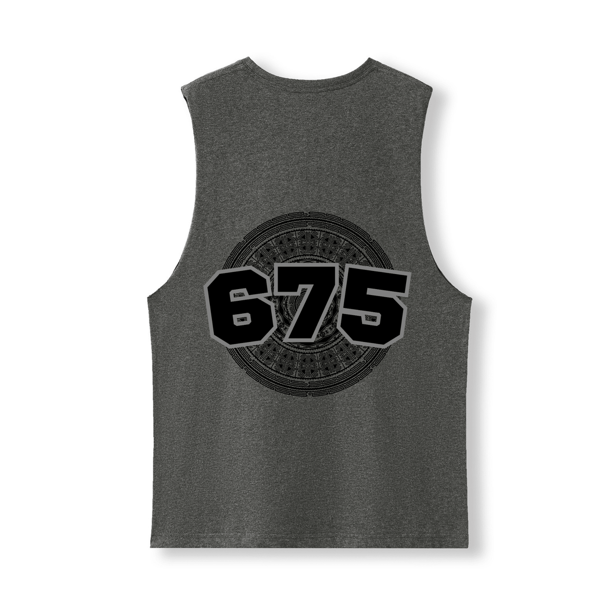 PNG | 675 | UNISEX COTTON TANK | BLACK DESIGN - Stick N It