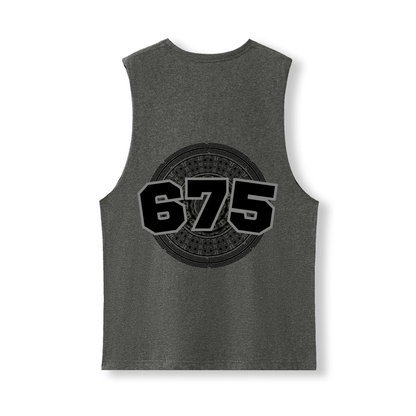 PNG | 675 | UNISEX COTTON TANK | BLACK DESIGN - Stick N It