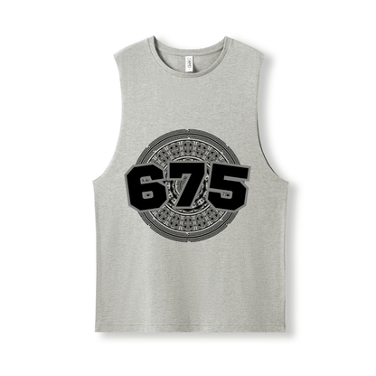 PNG | 675 | UNISEX COTTON TANK | BLACK DESIGN - Stick N It