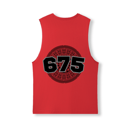 PNG | 675 | UNISEX COTTON TANK | BLACK DESIGN - Stick N It