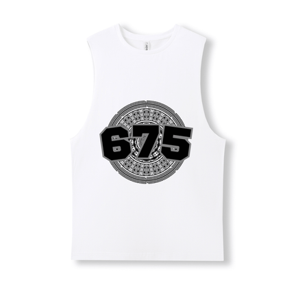 PNG | 675 | UNISEX COTTON TANK | BLACK DESIGN - Stick N It