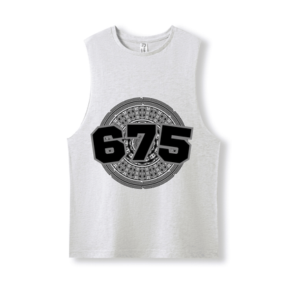 PNG | 675 | UNISEX COTTON TANK | BLACK DESIGN - Stick N It