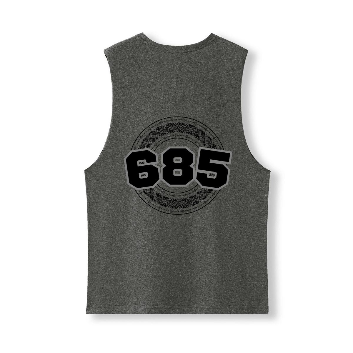 SAMOA | 685 | UNISEX COTTON TANK | BLACK DESIGN - Stick N It