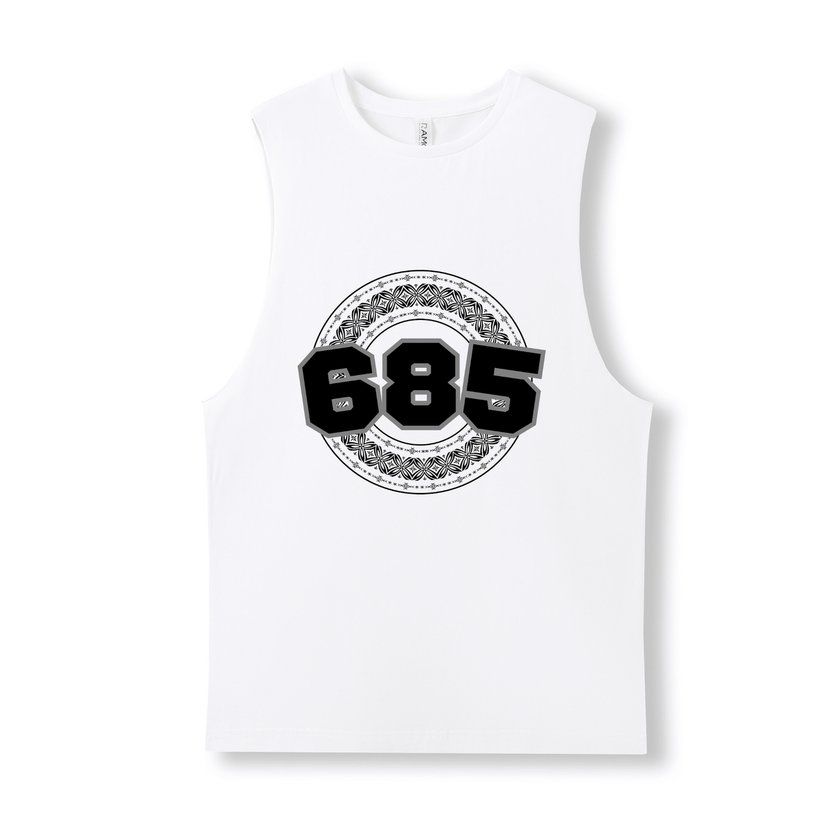 SAMOA | 685 | UNISEX COTTON TANK | BLACK DESIGN - Stick N It