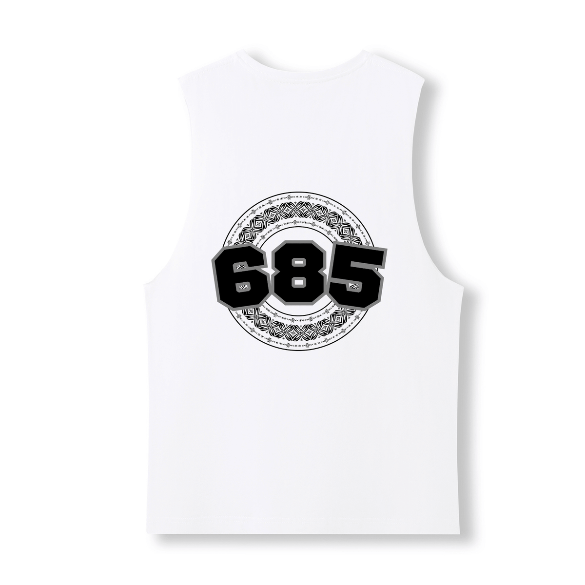 SAMOA | 685 | UNISEX COTTON TANK | BLACK DESIGN - Stick N It