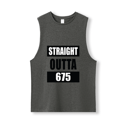 STRAIGHT OUTTA 675 | UNISEX COTTON TANK - Stick N It