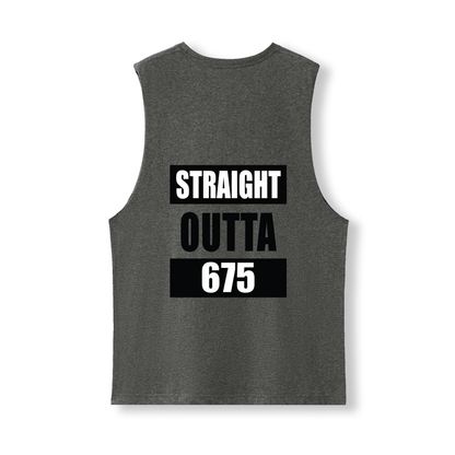 STRAIGHT OUTTA 675 | UNISEX COTTON TANK - Stick N It
