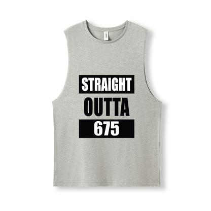 STRAIGHT OUTTA 675 | UNISEX COTTON TANK - Stick N It