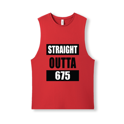 STRAIGHT OUTTA 675 | UNISEX COTTON TANK - Stick N It