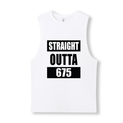 STRAIGHT OUTTA 675 | UNISEX COTTON TANK - Stick N It