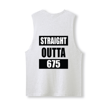 STRAIGHT OUTTA 675 | UNISEX COTTON TANK - Stick N It
