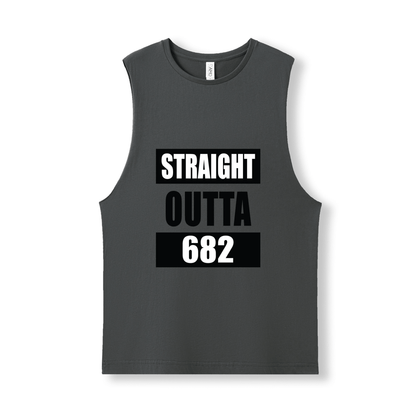 STRAIGHT OUTTA 682 | UNISEX COTTON TANK - Stick N It