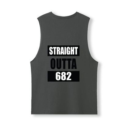 STRAIGHT OUTTA 682 | UNISEX COTTON TANK - Stick N It