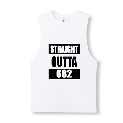 STRAIGHT OUTTA 682 | UNISEX COTTON TANK - Stick N It