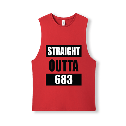 STRAIGHT OUTTA 683 | UNISEX COTTON TANK - Stick N It