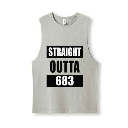 STRAIGHT OUTTA 683 | UNISEX COTTON TANK - Stick N It