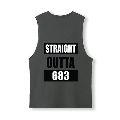 STRAIGHT OUTTA 683 | UNISEX COTTON TANK - Stick N It
