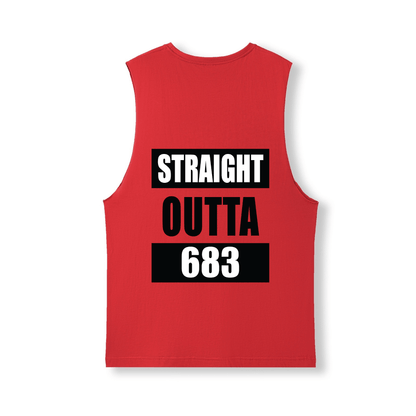 STRAIGHT OUTTA 683 | UNISEX COTTON TANK - Stick N It