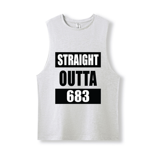 STRAIGHT OUTTA 683 | UNISEX COTTON TANK - Stick N It