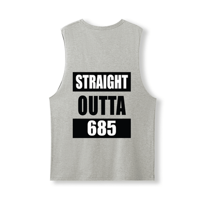 STRAIGHT OUTTA 685 | UNISEX COTTON TANK - Stick N It