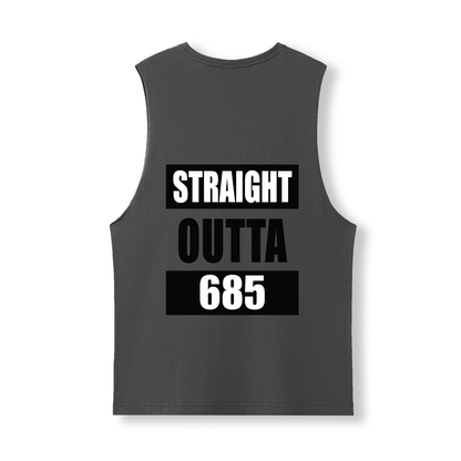 STRAIGHT OUTTA 685 | UNISEX COTTON TANK - Stick N It