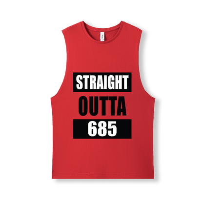 STRAIGHT OUTTA 685 | UNISEX COTTON TANK - Stick N It