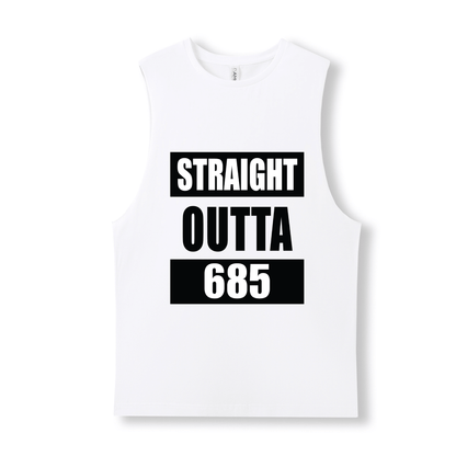 STRAIGHT OUTTA 685 | UNISEX COTTON TANK - Stick N It