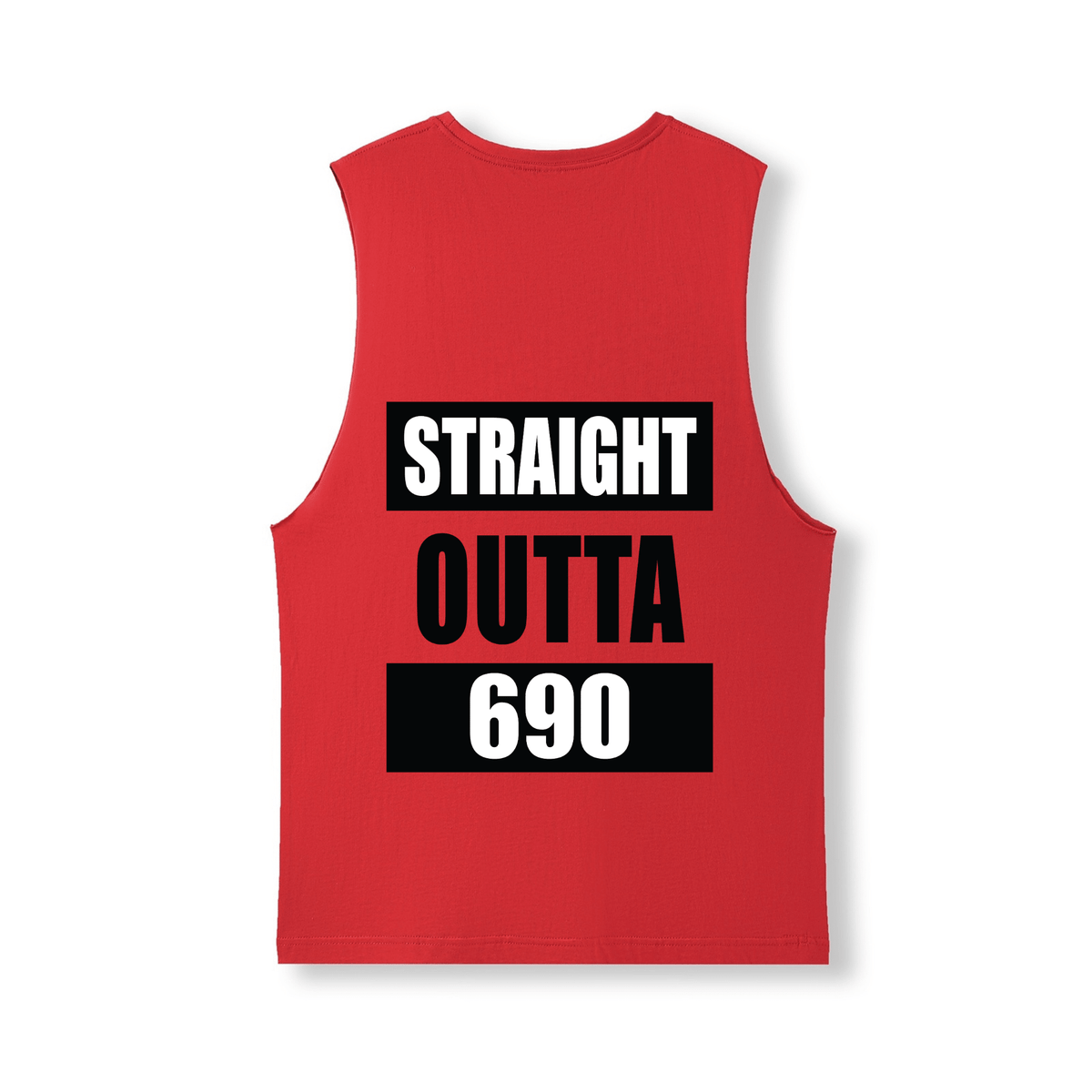 STRAIGHT OUTTA 690 | UNISEX COTTON TANK - Stick N It