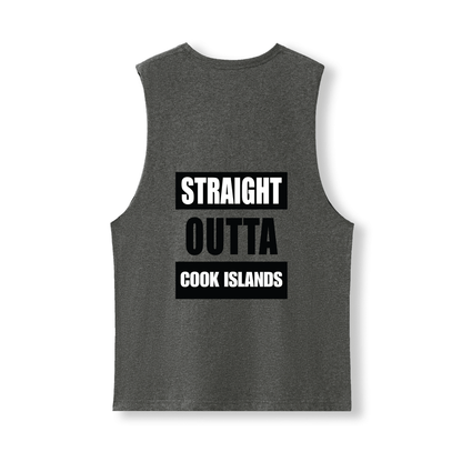 STRAIGHT OUTTA COOK ISLANDS | UNISEX COTTON TANK - Stick N It