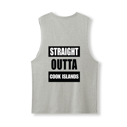 STRAIGHT OUTTA COOK ISLANDS | UNISEX COTTON TANK - Stick N It