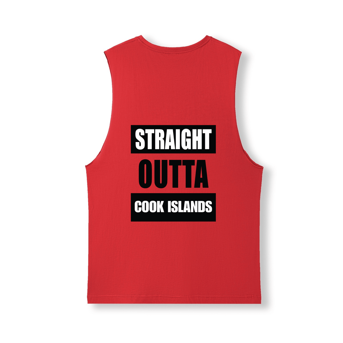 STRAIGHT OUTTA COOK ISLANDS | UNISEX COTTON TANK - Stick N It