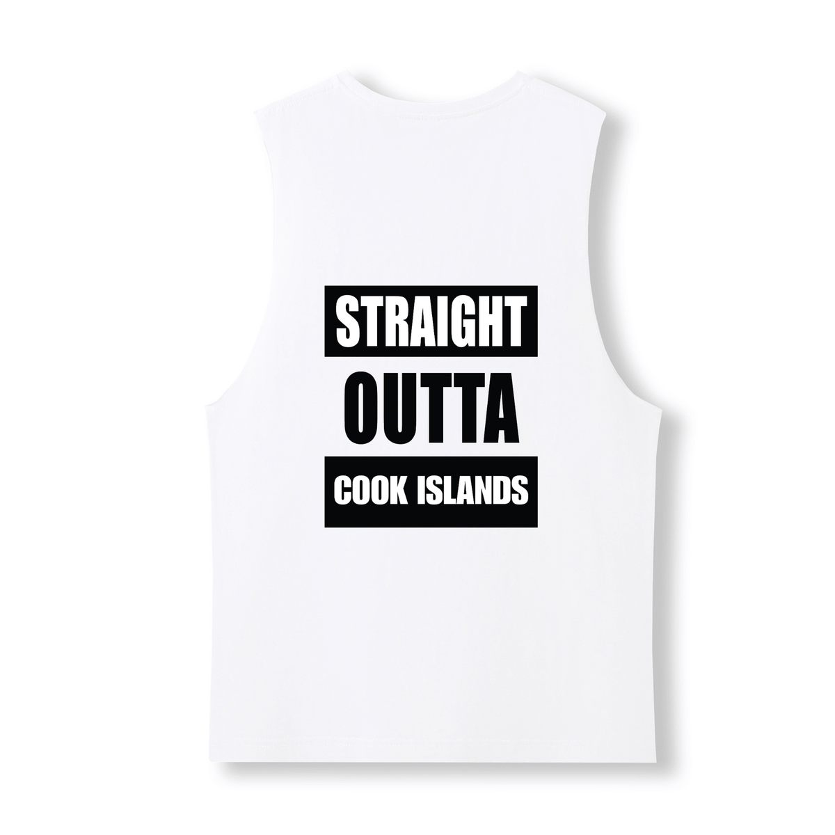 STRAIGHT OUTTA COOK ISLANDS | UNISEX COTTON TANK - Stick N It
