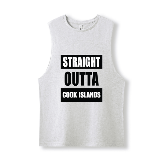 STRAIGHT OUTTA COOK ISLANDS | UNISEX COTTON TANK - Stick N It